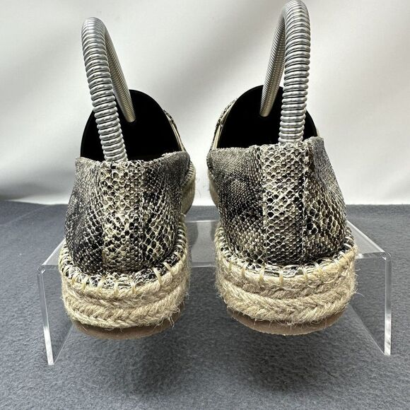 Coconuts by Matisse Faux Snakeskin Espadrille Peaches Loafers Women's Size 7 M - Picture 3 of 9